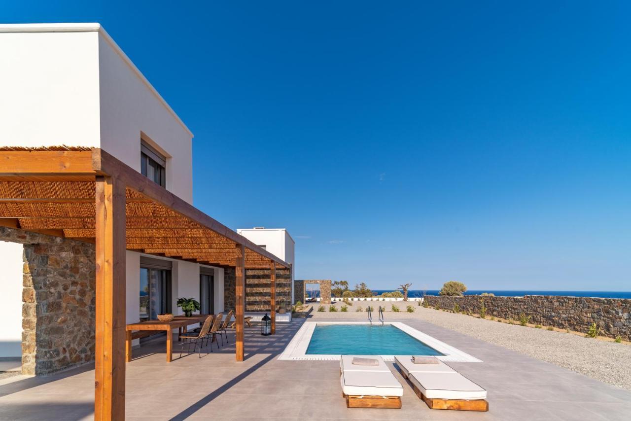 Terra D'Oro Sea View Villa With Private Pool Kiotari Eksteriør bilde