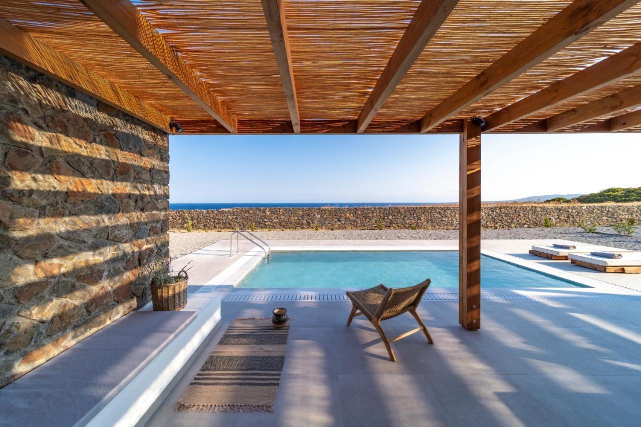 Terra D'Oro Sea View Villa With Private Pool Kiotari Eksteriør bilde
