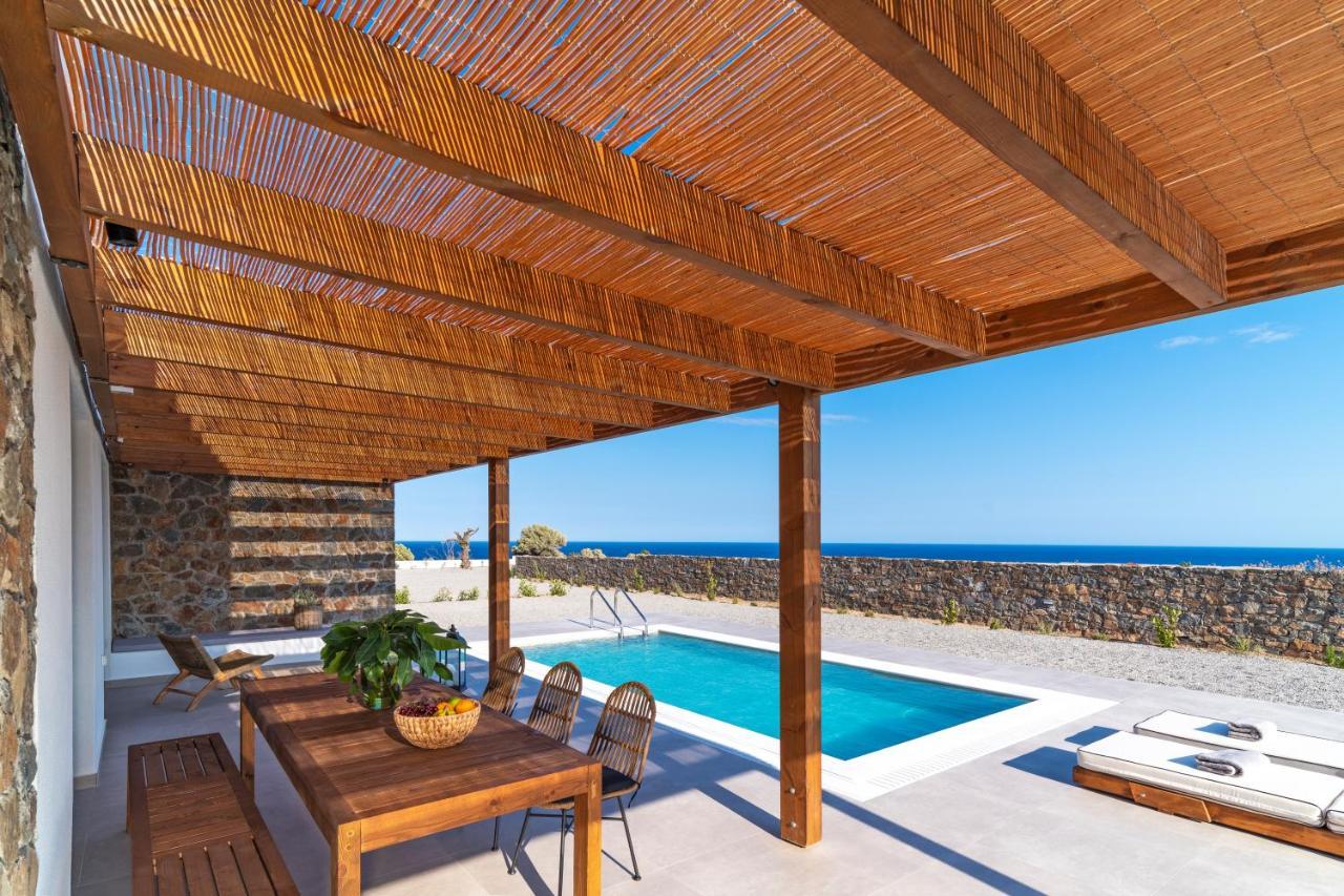 Terra D'Oro Sea View Villa With Private Pool Kiotari Eksteriør bilde
