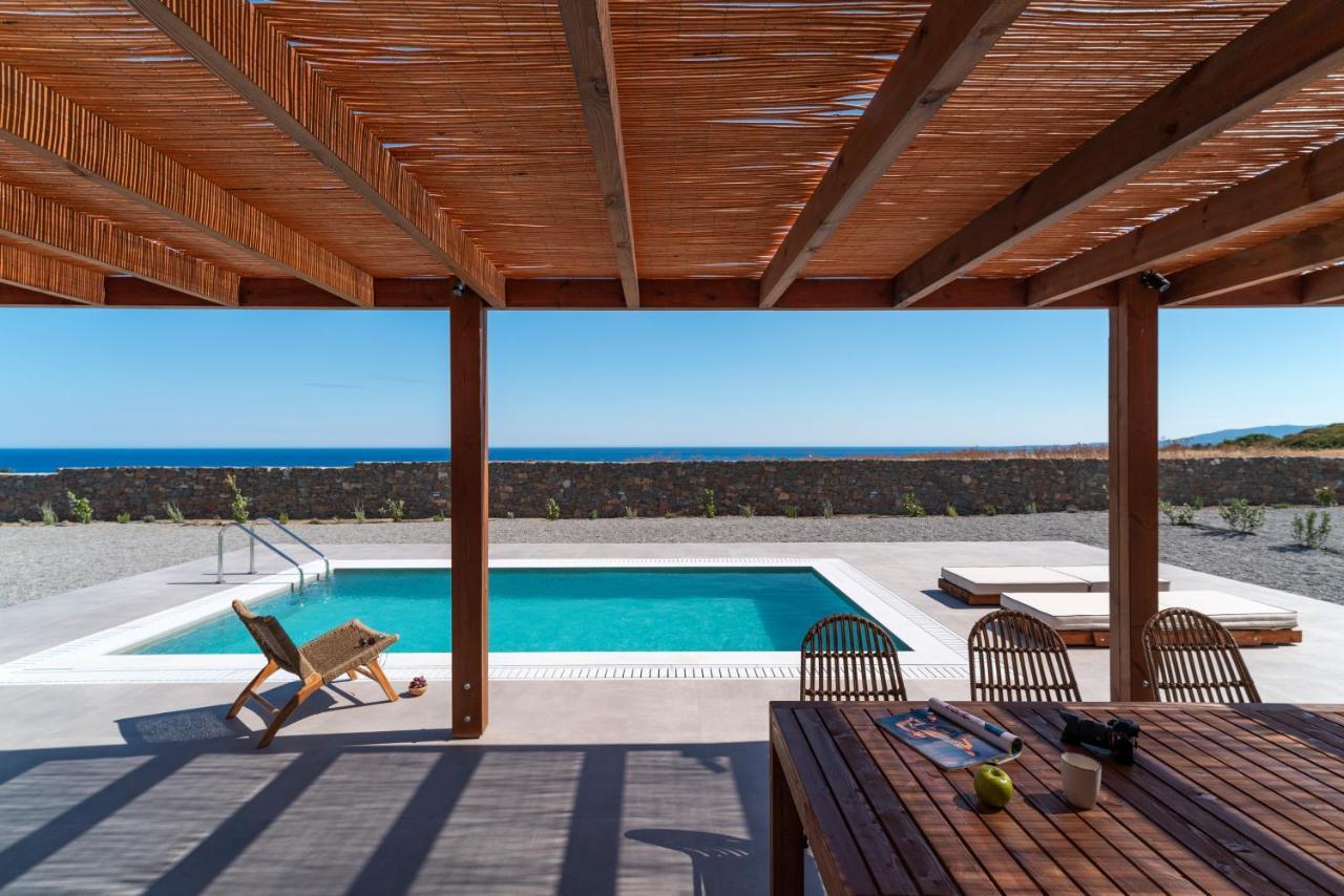 Terra D'Oro Sea View Villa With Private Pool Kiotari Eksteriør bilde