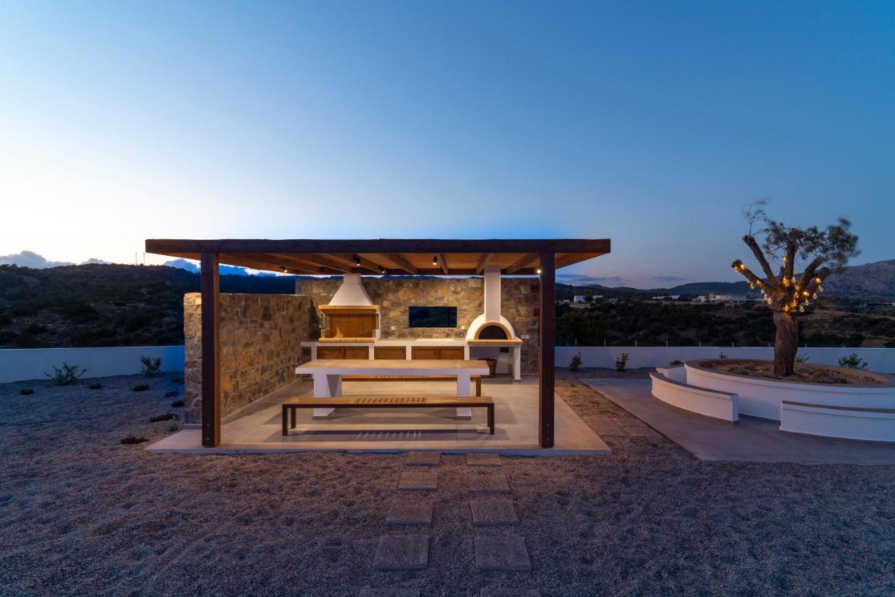 Terra D'Oro Sea View Villa With Private Pool Kiotari Eksteriør bilde