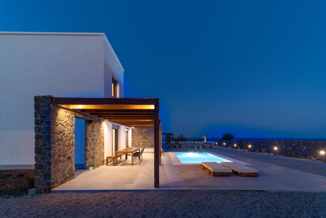 Terra D'Oro Sea View Villa With Private Pool Kiotari Eksteriør bilde