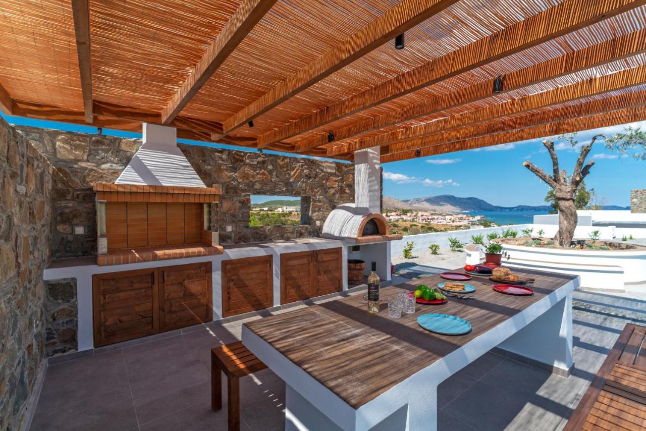 Terra D'Oro Sea View Villa With Private Pool Kiotari Eksteriør bilde
