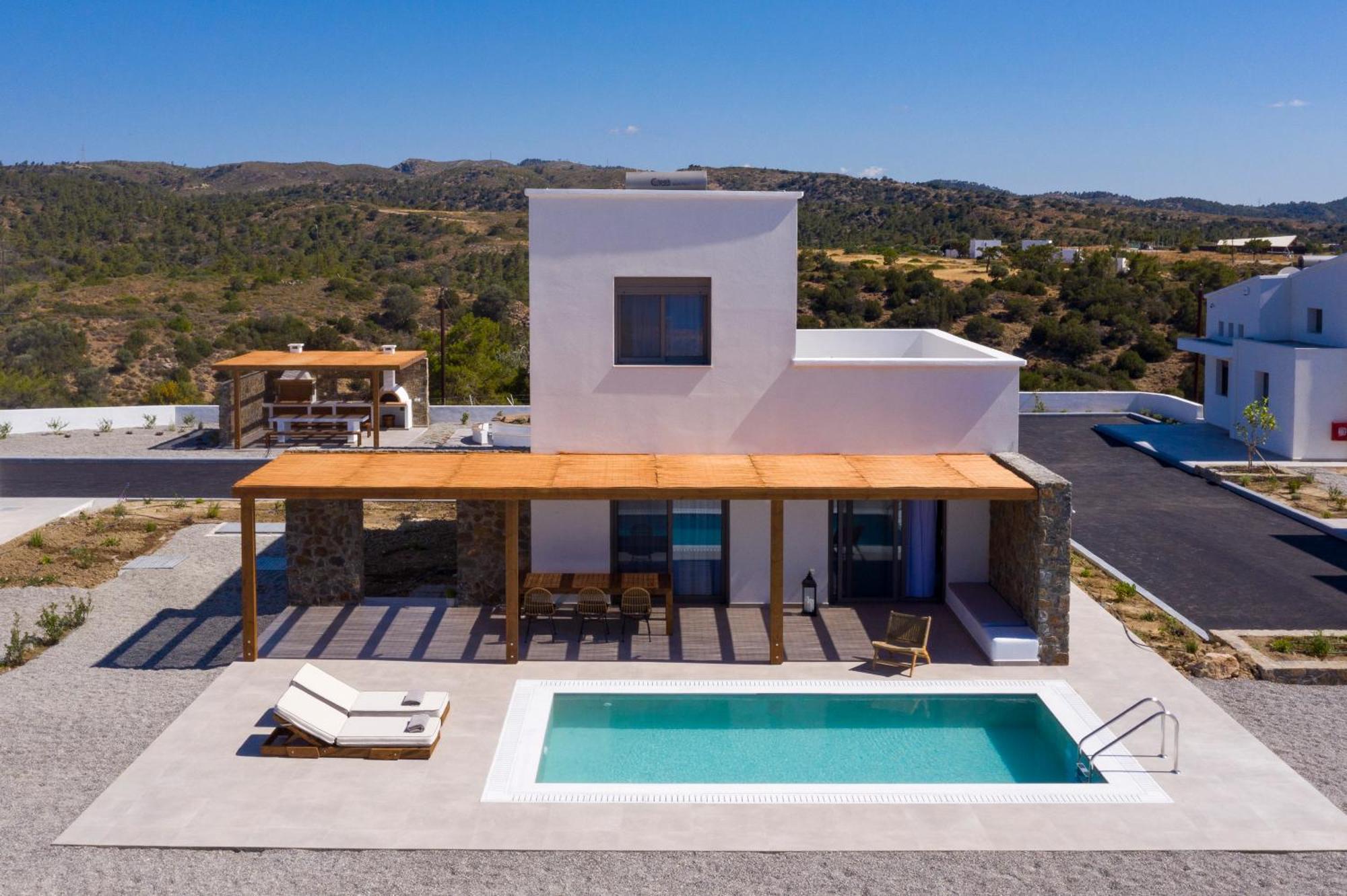 Terra D'Oro Sea View Villa With Private Pool Kiotari Rom bilde